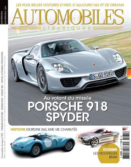 Журнал Automobiles Classiques N 235, Janvier 2014
